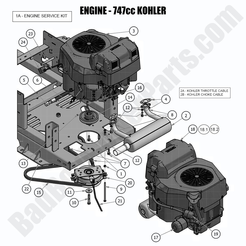 2019 Maverick - Engine - Kohler ZT740